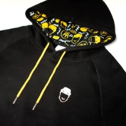 Spittin' Chiclets Printed Adult Hoodie - Black/Yellow 3 Spittin' Chiclets Printed Adult Hoodie - Black/Yellow -Kirbys sports 1c4c84275b303ff45a6bfae0dfe9506e 800x800
