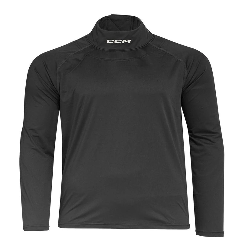CCM Neck Guard Junior Long Sleeve Baselayer Top 1 CCM Neck Guard Junior Long Sleeve Baselayer Top