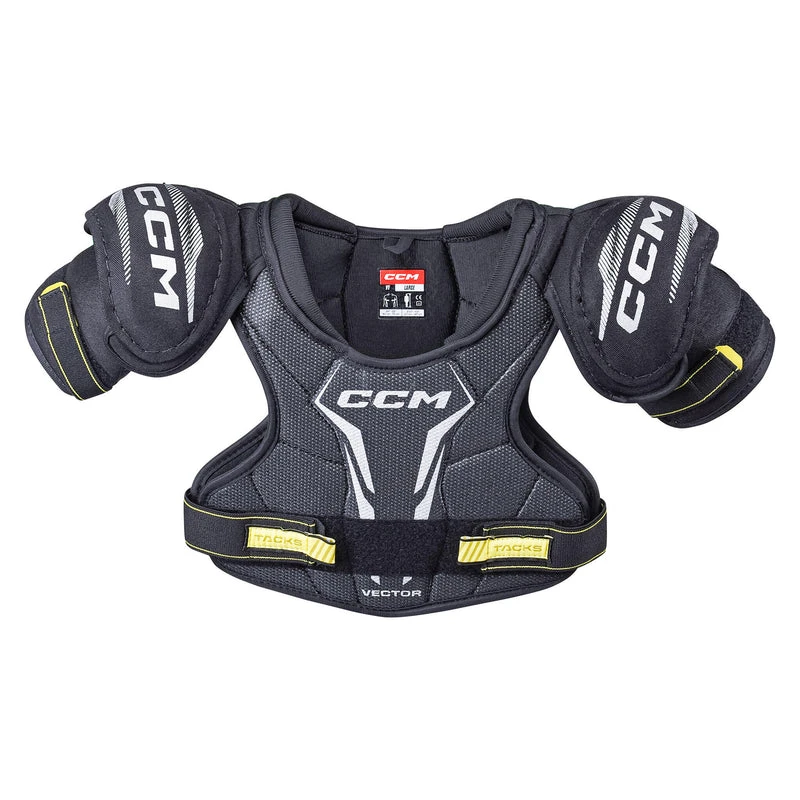 CCM Tacks Vector Youth Hockey Shoulder Pads - Source Exclusive (2022) 1 CCM Tacks Vector Youth Hockey Shoulder Pads - Source Exclusive (2022)