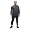 Bauer Fleece Men's Long Sleeve Training Tee- Grey